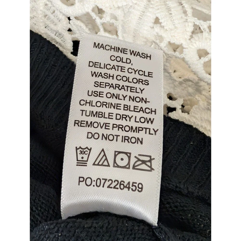 Roamans Crochet Lace Sweater Size 18/20